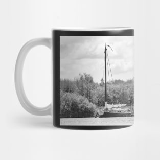 Traditional Norfolk wherry on Wroxham Broad Norfolk Mug